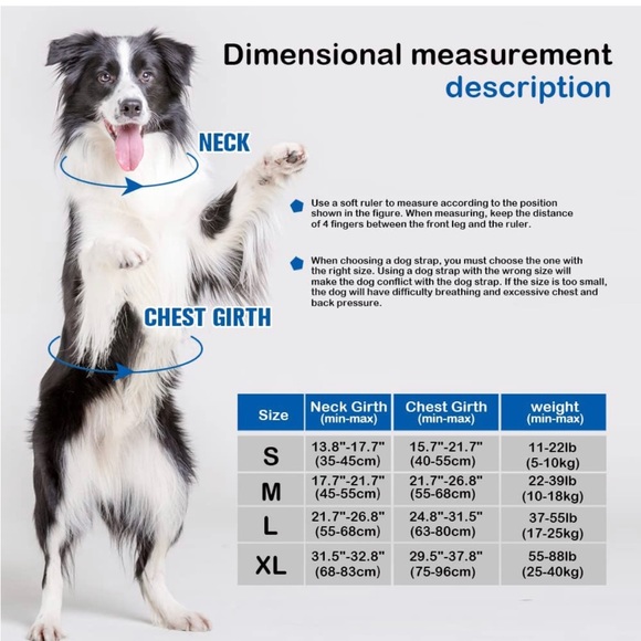 Adjustable Reflective Dog Harness Red Sizes L - Picture 10 of 11